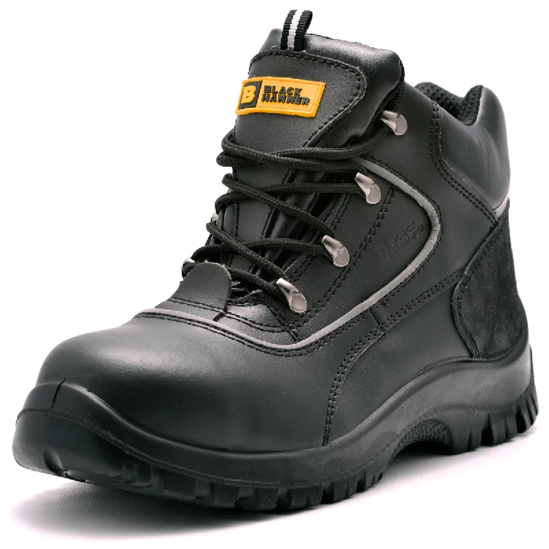 Men's work & safety boots with a moisture - wicking lining for dry feet7752 Mens Safety Boots with Steel Toe Cap