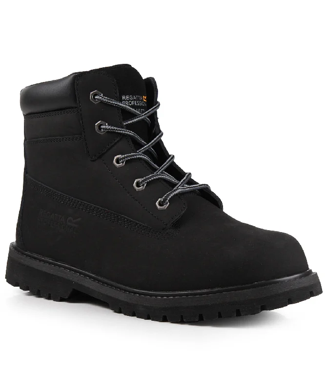 Men's work & safety boots with a breathable waterproof membrane like Gore - TexBlack - Expert S1P honey safety boots