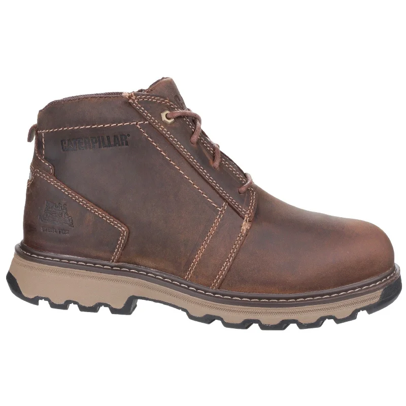 Men's work & safety boots with a moisture - wicking lining for dry feetCAT Parker Safety Boots