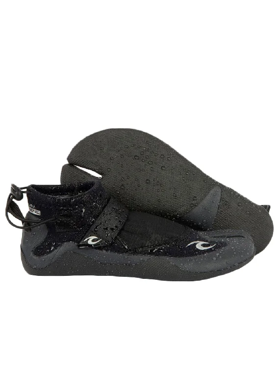 Men's roomy toe box booties for those with wide feetRip Curl Reefer 1.5mm Split Toe Bootie