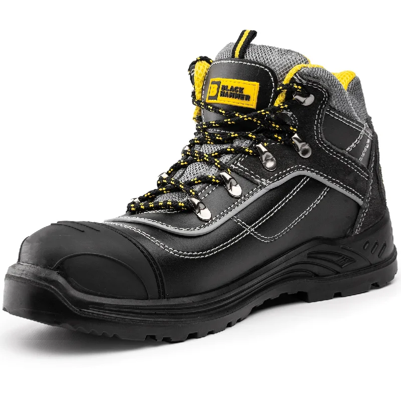 Men's heat - resistant work & safety boots for foundry jobs9944 Waterproof Safety Boots with Steel Toe Cap