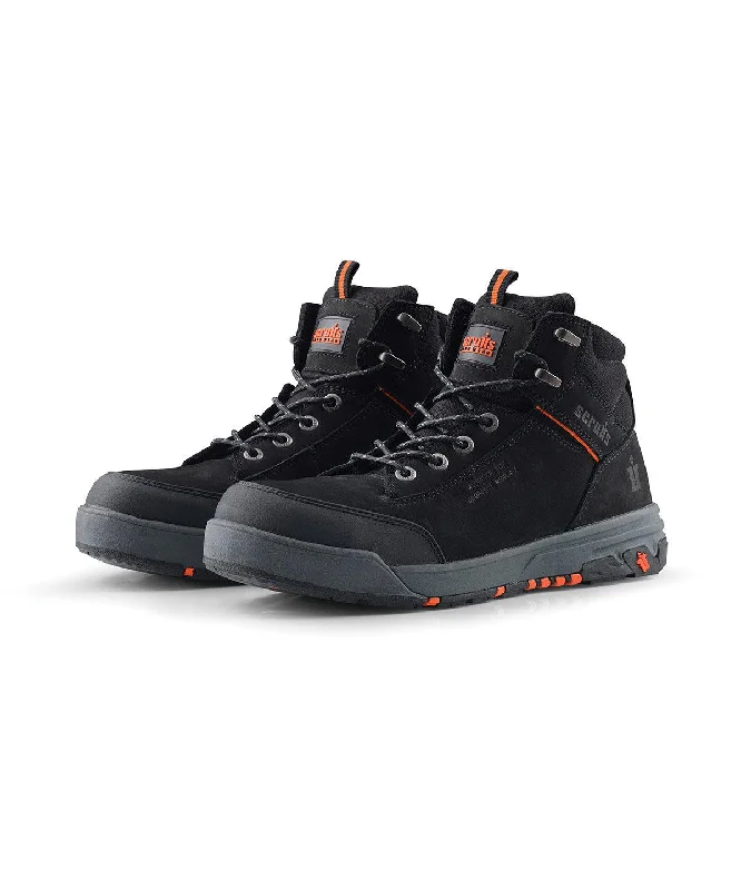 Men's work & safety boots with a reinforced heel counter for stabilityBlack - Switchback 3 safety boots