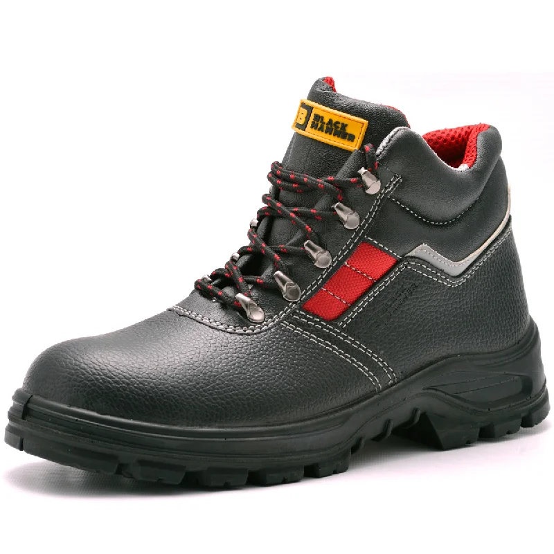 Men's water - repellent leather work & safety boots for outdoor work5993 Safety Work Boots for Men