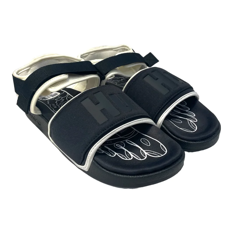 Men's sandals with a contrast stitching detailadidas/Sandals/US 11/BLK/PHARRELL X ADILETTE