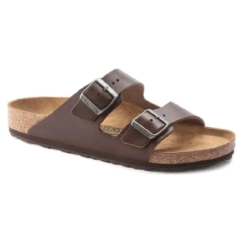 Men's sandals with a durable outer soleArizona Regular Grip - Vintage Wood Roast