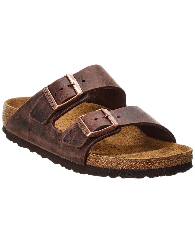 Flip - flop style men's sandals for beach wearBirkenstock Arizona Narrow Leather Sandal