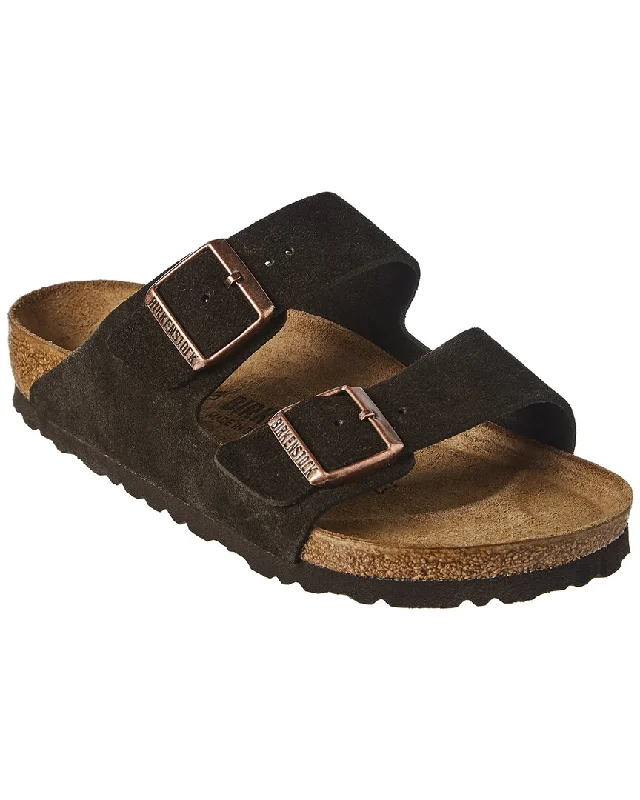 Men's sandals with a buckle closureBirkenstock Women's Arizona Suede Leather Sandal