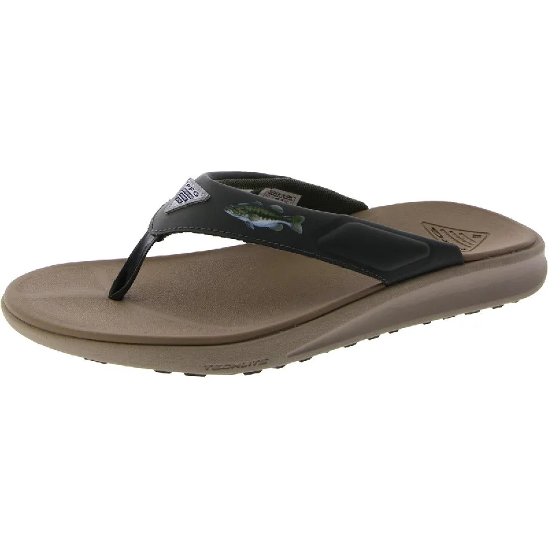 Men's sandals with a padded heelMens Thong Summer Flip-Flops