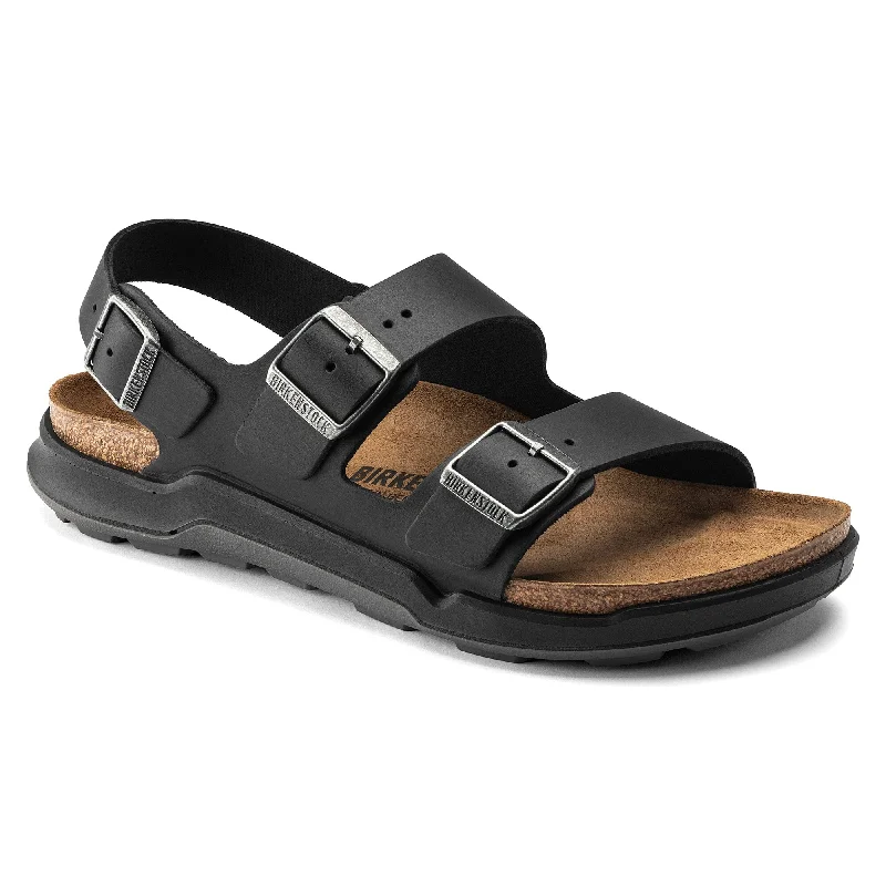 Men's sandals with a buckle closureBIRKENSTOCK MILANO RUGGED MEN OILED LEATHER