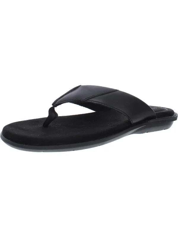 Men's sandals with a contrast stitching detailEllison Easy Mens Thong Flat Flip-Flops