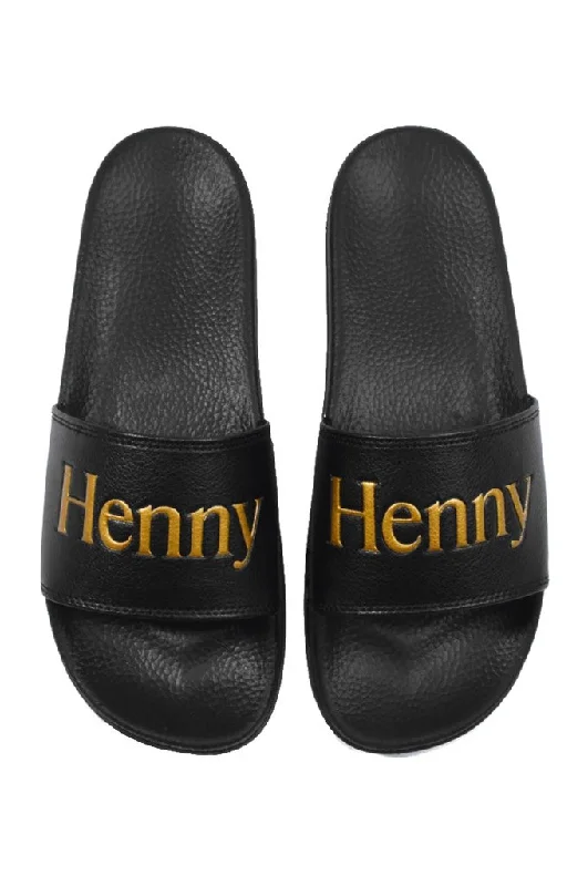 Men's sandals with a toe post designHenny Apparel Henny Slides Sandals