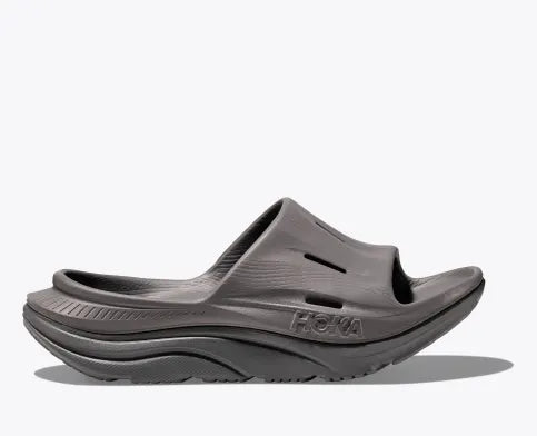 Men's sandals with a shock - absorbing insoleHoka Ora Recovery Slide 3 Grey Unisex