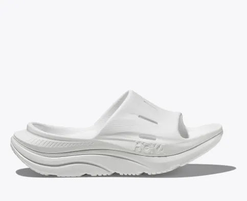 Men's sandals with a buckle closureHoka Ora Recovery Slide 3 White White Unisex