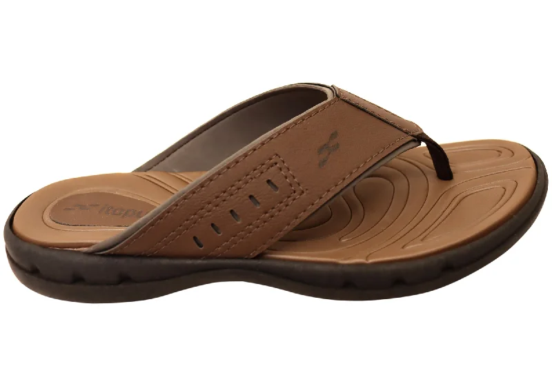 Men's sandals with a flexible sole for easy movementItapua Marty Mens Comfortable Thongs Sandals Made In Brazil