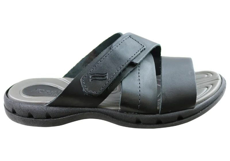 Flip - flop style men's sandals for beach wearItapua Max Mens Leather Comfortable Slides Sandals Made In Brazil