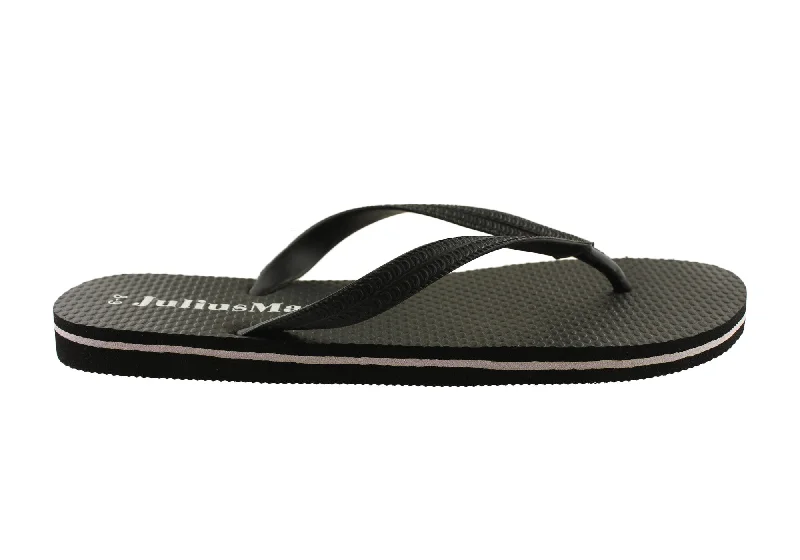 Men's leather sandals with an adjustable strapJulius Marlow Mens Rubber Thongs