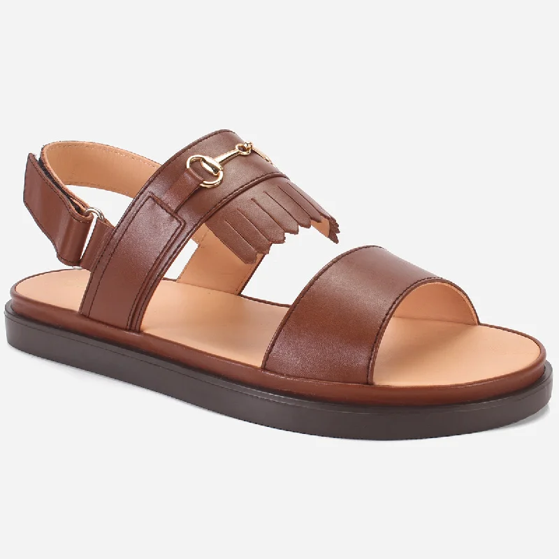 Men's sandals with a toe post designMens "BISON" Strappy Open Toe Sandals