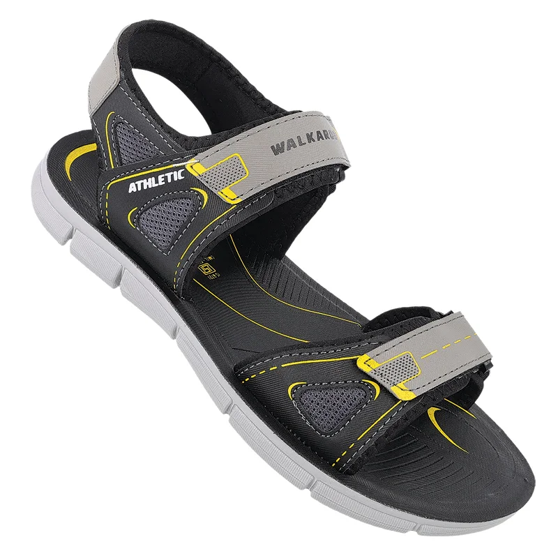 Men's sandals with a buckle closureMen's Daily Wear Sandal - WG5911 Black