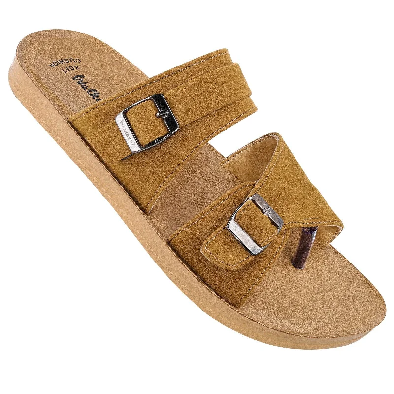 Men's sandals with a shock - absorbing insoleMen's Daily Wear Sandals - WG5620 Camel