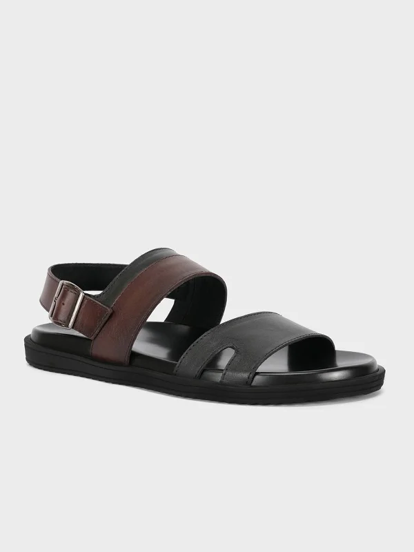 Men's sandals with a durable outer soleMens "DONAR" Casual Leather Sandals