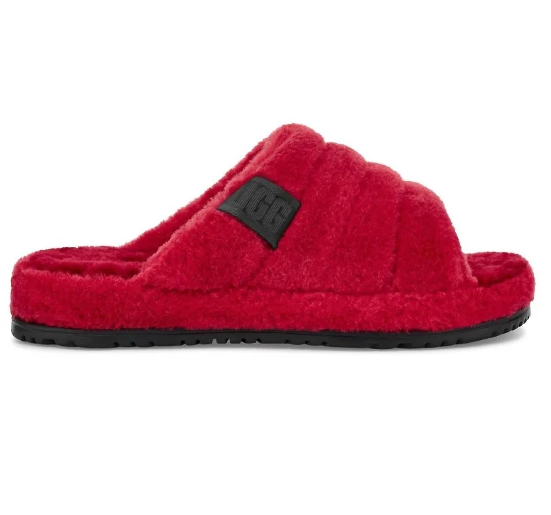 Men's sandals with a pointed toe for a stylish lookMen's Fluff You Slipper In Samba Red