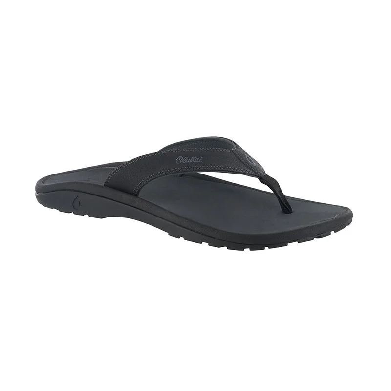 Men's sandals with a contrast stitching detailMen's Ohana Black/Black