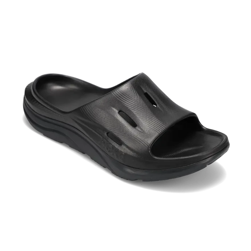 Men's sandals with a rubber sole for tractionMen's Ora Recovery Slide 3 Black