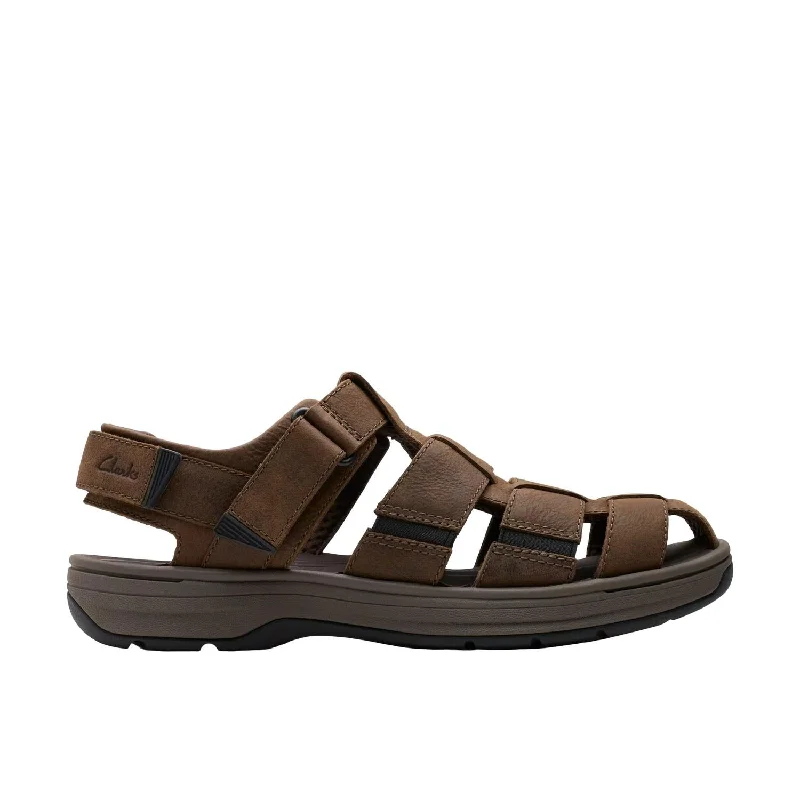 Men's sandals with a wide strap for supportMen's Saltway Cove Sandals In Dark Brown