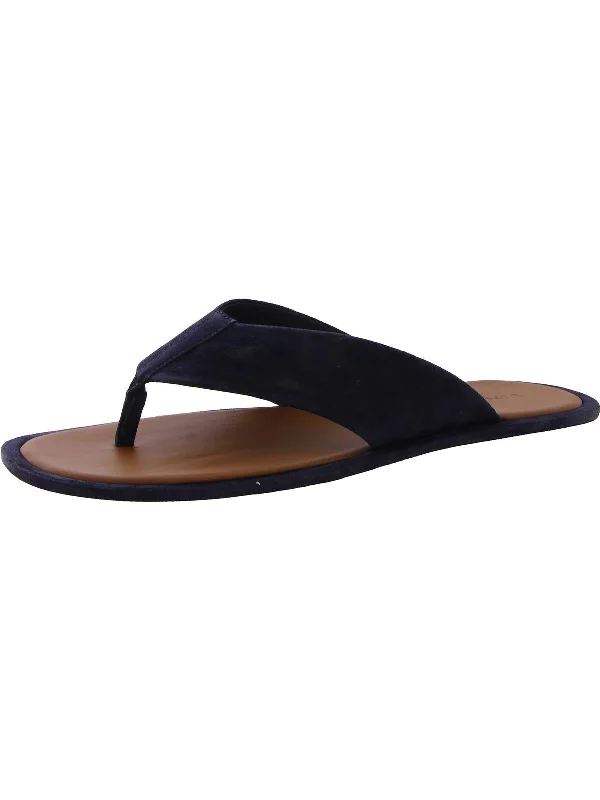 Men's sandals with a padded heelMens Thong Flat Thong Sandals