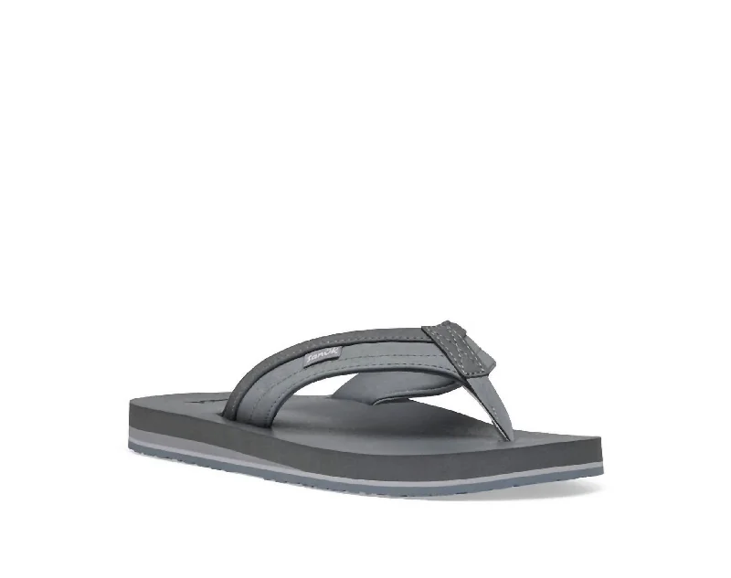 Men's sandals with a removable insole for cleaningMen's Ziggy Sandal In Grey