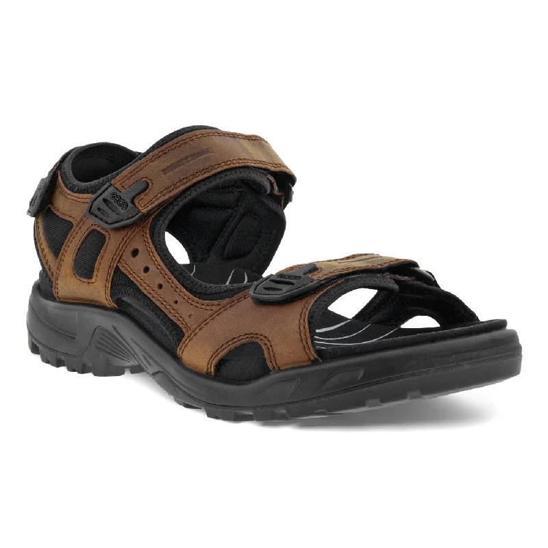 Men's sandals with a toe post designEcco Offroad Yucatan Plus Sierra Oil Nubuck Men's