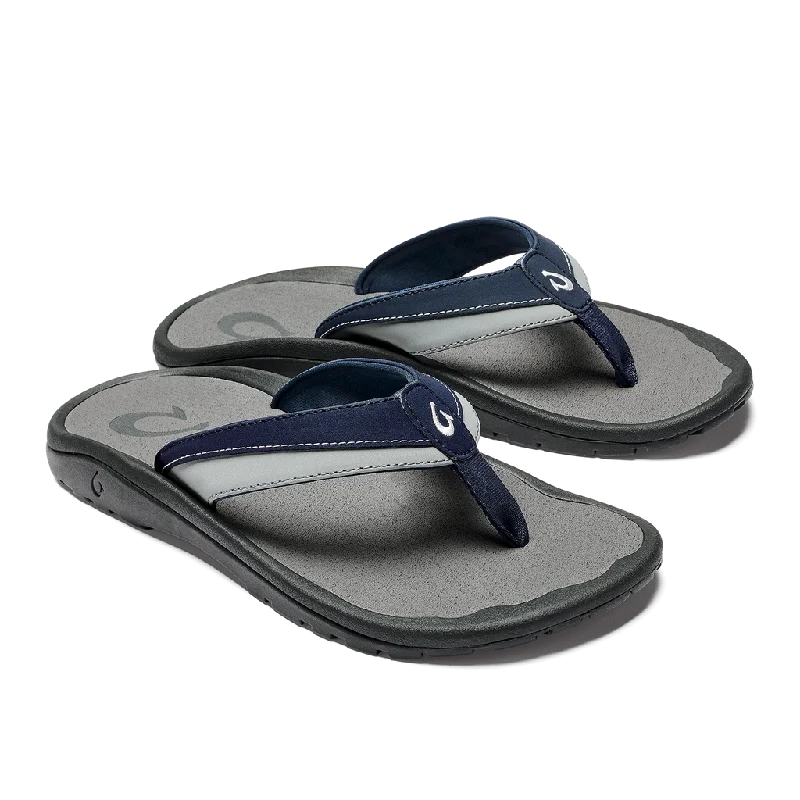 Men's sandals with a flexible sole for easy movementOlukai Ohana Koa Sandal Trench Blue Poi Men's