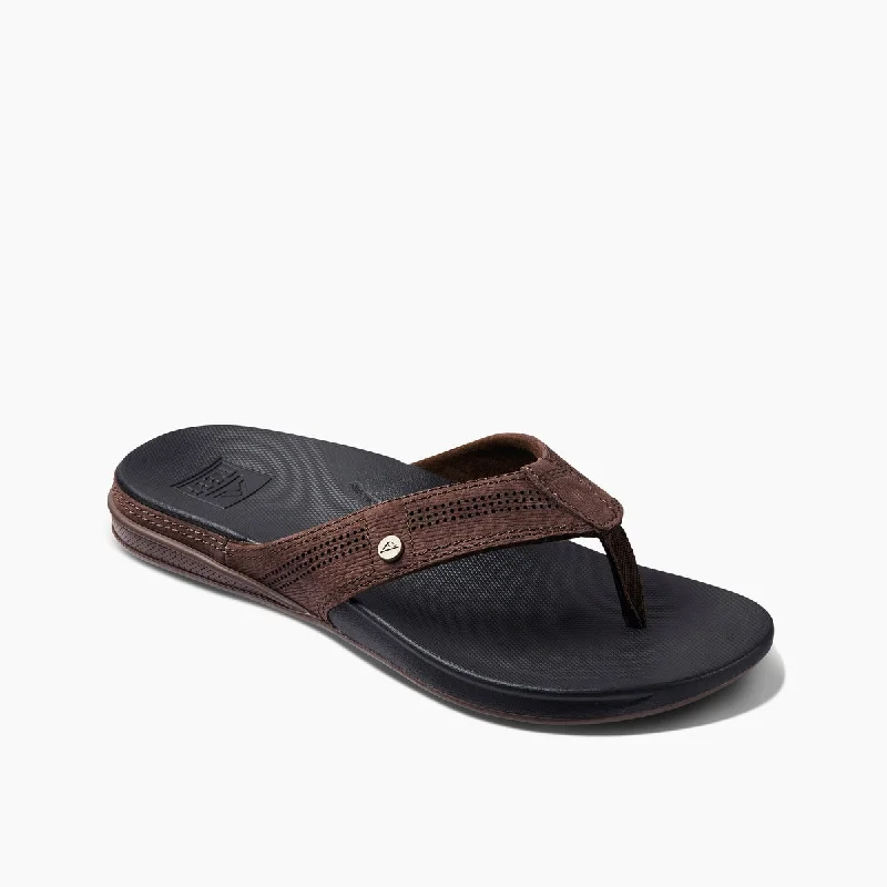 Men's sandals in a neutral color like black or brownReef Cushion Lux Sandal-Black/Brown