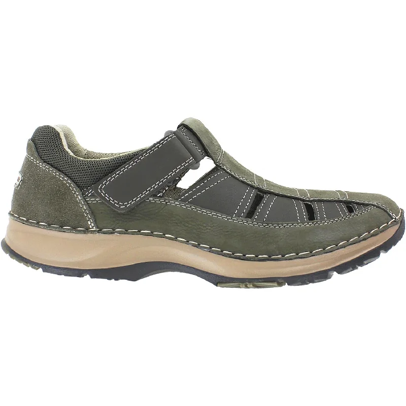 Men's sandals with a cushioned footbedMen's Rockport RocSports Lite Five Fisherman Breen Leather