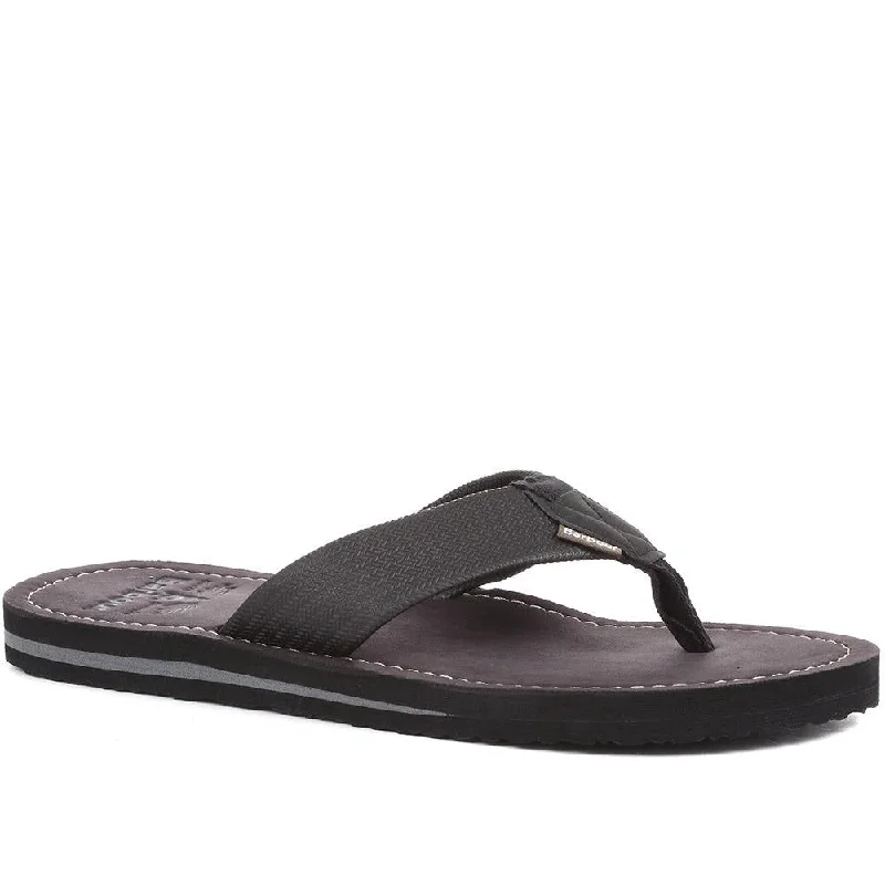 Men's sandals with a durable outer soleToeman Toe Post Sandals - BARBR29518 / 314 267