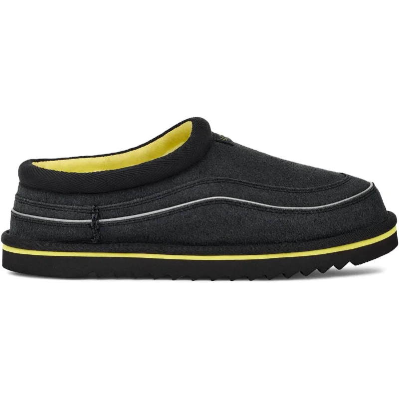 Men's sandals with a rubber sole for tractionUGG Tasmna Cali Wave Black/Pearfect  1136700M-BPRF Men's