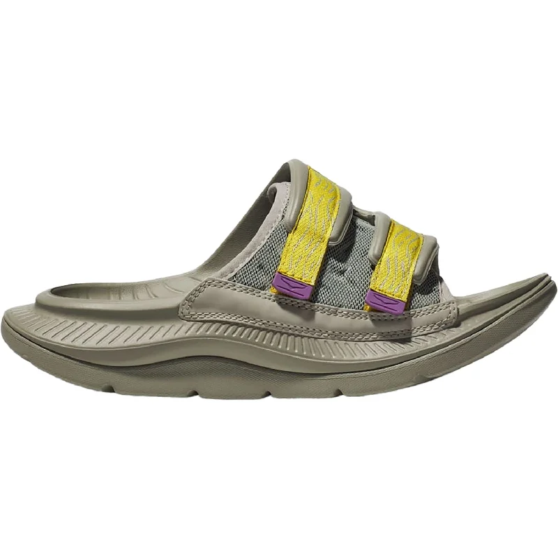 Men's sandals with a pointed toe for a stylish lookUnisex Hoka Ora Luxe Barley/Aura Ariaprene