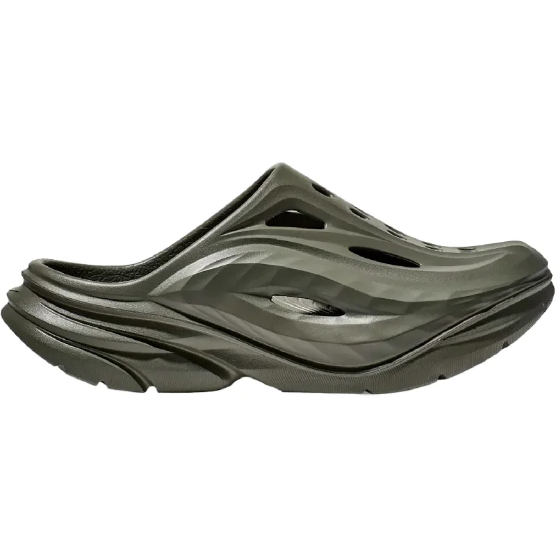 Men's sandals with a toe post designUnisex Hoka Ora Recovery Mule Slate/Slate Synthetic