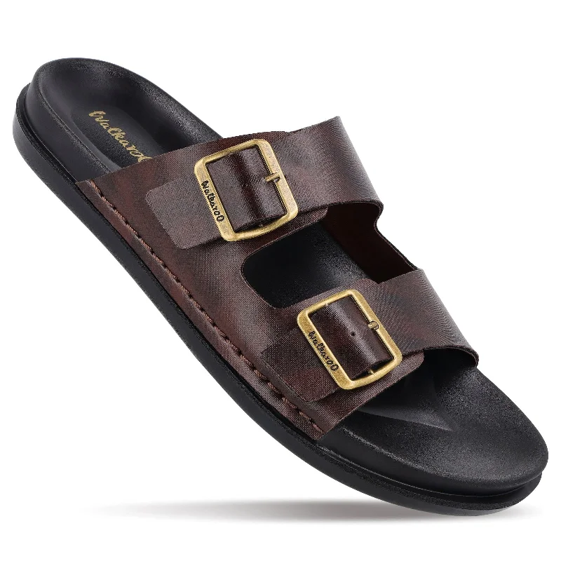 Men's sandals with a wide strap for supportMen's Daily Wear Comfort Sandals - WE1337 Black Men's sandals with a wide strap for supportMen's Daily Wear Comfort Sandals - WE1337 Black