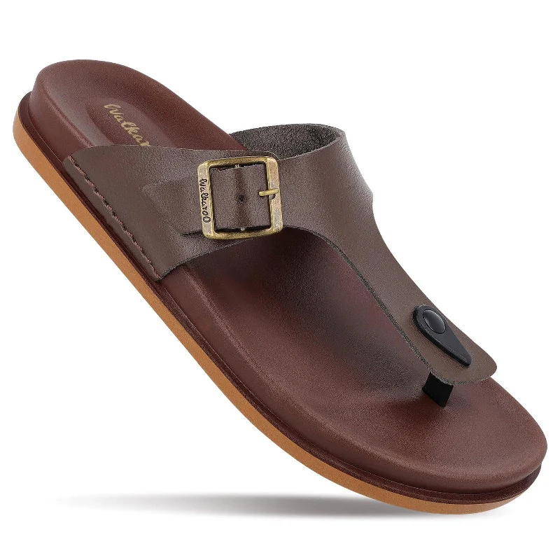 Men's sandals with a removable insole for cleaningMen's Daily Wear Comfort Sandals - WE1356 Brown