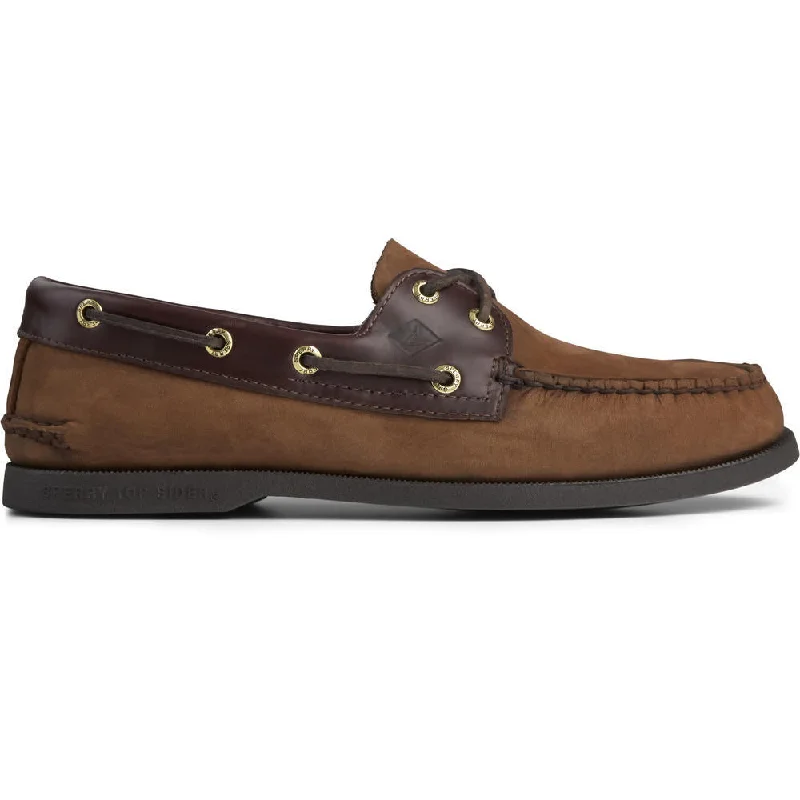 Suede men's casual shoes in earthy tonesSperry Authentic Original Men's Boat Shoe