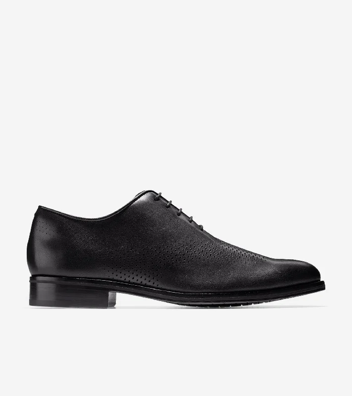 Men's Oxford shoes with a double - buckle strapMen's Washington Grand Laser Wingtip Oxfords