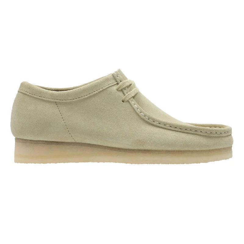 Men's Oxfords in a dark burgundy leather for a unique styleClarks Men's Wallabee Low Maple