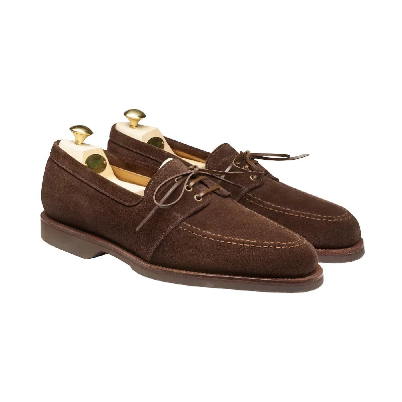 Men's loafers with a tassel front for a classic lookFalmouth Dark Brown Suede