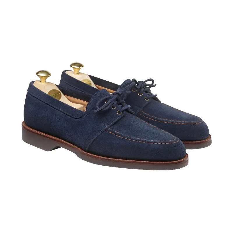 Men's loafers with a leather lacing systemFalmouth Ocean Suede