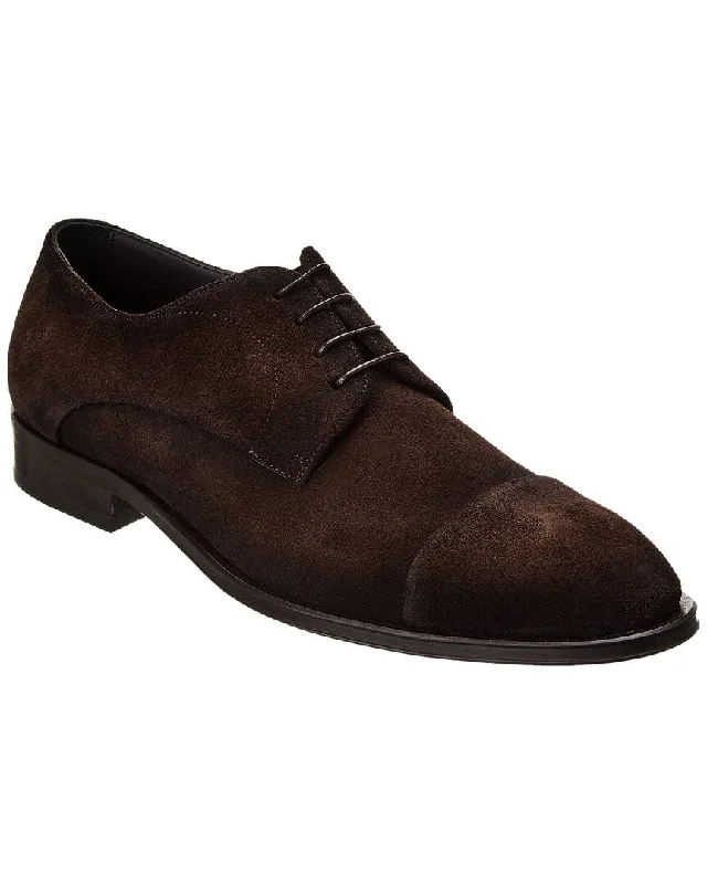 Men's Oxford shoes with a polished leather finishHugo Boss Derrek Suede Derby