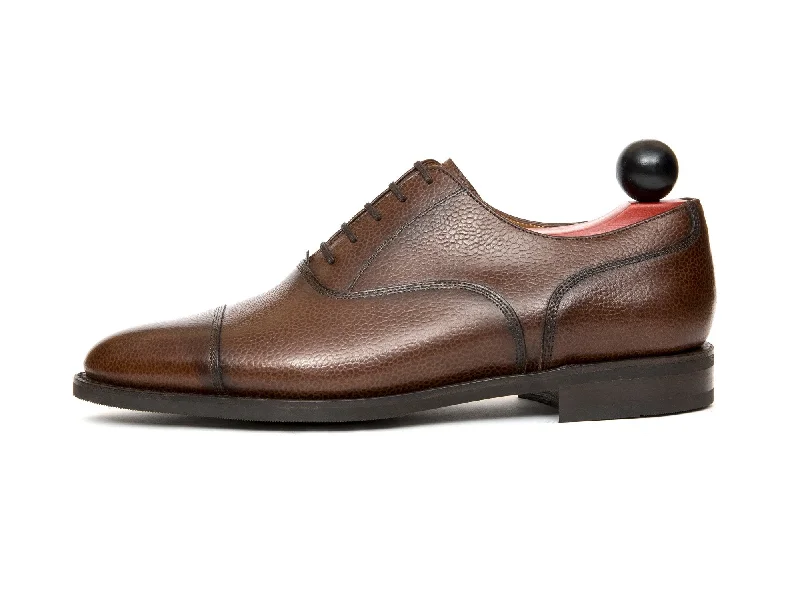 Men's Oxfords with a high - quality leather upperMagnolia - MTO - Brown Soft Grain - TMG Last - City Rubber Sole Men's Oxfords with a high - quality leather upperMagnolia - MTO - Brown Soft Grain - TMG Last - City Rubber Sole