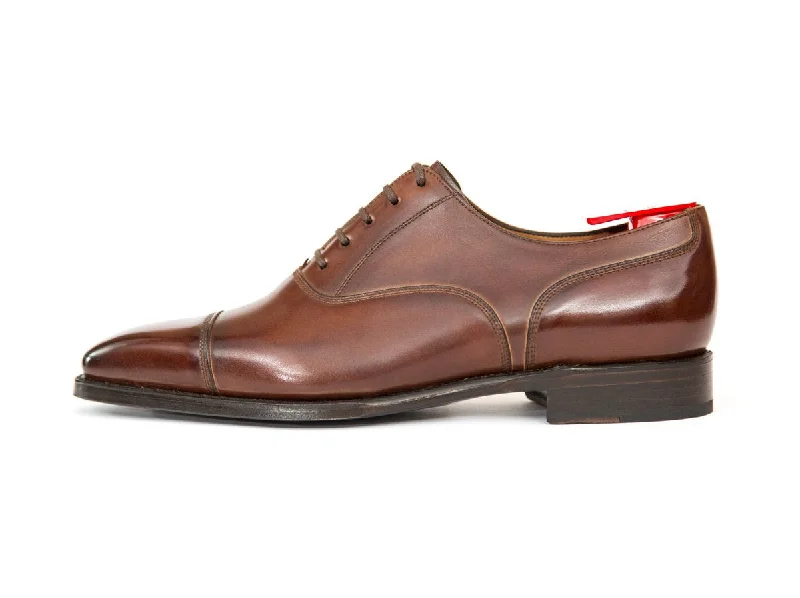 Men's Oxfords with a padded collar for a comfortable fitMagnolia - MTO - Cedar Calf - LPB Last - Single Leather Sole Men's Oxfords with a padded collar for a comfortable fitMagnolia - MTO - Cedar Calf - LPB Last - Single Leather Sole