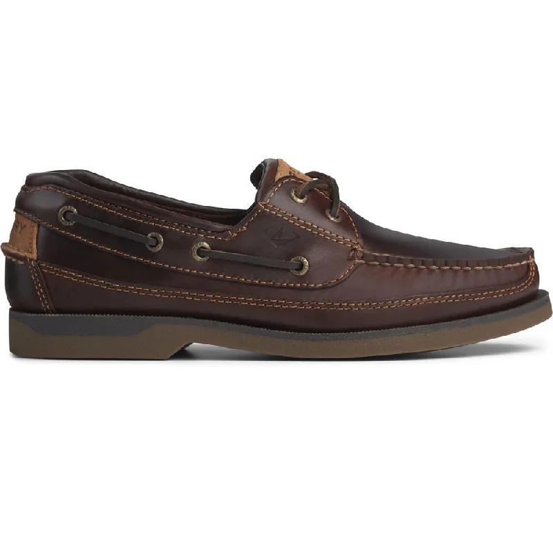 Men's casual shoes with a geometric patternSperry Men's Mako Canoe Moc Boat Shoe