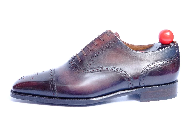 Men's Oxford shoes with a wingtip design and leather solePatina Shinjuku - MTO - Windermere